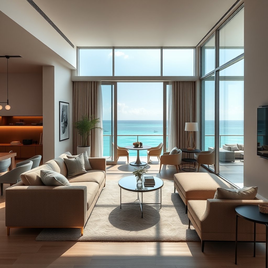 Nội thất căn hộ 2 phòng ngủ Oriva Bay